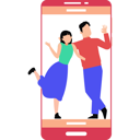پیش‌نمایش فایل boy-and-girl-pose-together-10419847 از پک جشن دوستانه