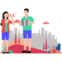 پیش‌نمایش فایل boy-and-girl-selecting-travel-location-10419872 از پک جشن دوستانه