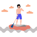 پیش‌نمایش فایل boy-standing-and-rowing-boat-10419873 از پک جشن دوستانه