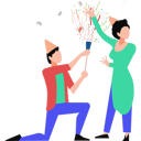 پیش‌نمایش فایل couple-celebrating-christmas-day-10419874 از پک جشن دوستانه