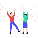 پیش‌نمایش فایل couple-dancing-in-new-year-party-10419856 از پک جشن دوستانه