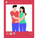 پیش‌نمایش فایل couple-posting-photos-on-social-media-10419887 از پک جشن دوستانه