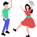 پیش‌نمایش فایل friends-are-dancing-at-party-10419863 از پک جشن دوستانه