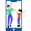 پیش‌نمایش فایل girls-having-fun-online-10419858 از پک جشن دوستانه