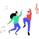 پیش‌نمایش فایل happy-couple-dancing-in-party-10419889 از پک جشن دوستانه