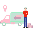 پیش‌نمایش فایل boy-is-standing-next-to-the-delivery-truck-10404646 از پک تحویل غذا