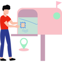 پیش‌نمایش فایل boy-receiving-mail-from-mailbox-10404684 از پک تحویل غذا