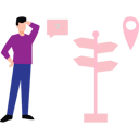 پیش‌نمایش فایل confused-boy-looking-at-direction-board-10404664 از پک تحویل غذا