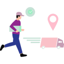 پیش‌نمایش فایل deliveryman-loaded-boxes-in-truck-and-shipped-for-delivery-10404651 از پک تحویل غذا