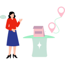 پیش‌نمایش فایل girl-is-looking-at-way-to-deliver-parcel-10404660 از پک تحویل غذا