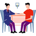 پیش‌نمایش فایل doctor-is-doing-sugar-test-on-patient-10441297 از پک پزشک