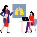 پیش‌نمایش فایل girls-are-talking-about-the-lungs-medical-report-10441290 از پک پزشک