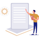 پیش‌نمایش فایل businessman-is-analyzing-information-sheet-10427221 از پک نویسندگی محتوا