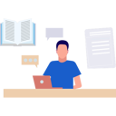 پیش‌نمایش فایل businessman-is-creating-content-10427258 از پک نویسندگی محتوا