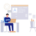 پیش‌نمایش فایل businessman-is-creating-content-for-his-company-10427166 از پک نویسندگی محتوا