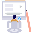 پیش‌نمایش فایل businessman-is-doing-video-conferencing-10427177 از پک نویسندگی محتوا
