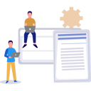 پیش‌نمایش فایل businessman-is-editing-online-content-10427234 از پک نویسندگی محتوا