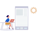 پیش‌نمایش فایل businesswoman-is-analyzing-website-settings-10427187 از پک نویسندگی محتوا