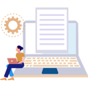 پیش‌نمایش فایل businesswoman-is-making-computer-settings-10427188 از پک نویسندگی محتوا