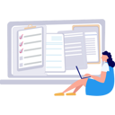 پیش‌نمایش فایل businesswoman-is-viewing-online-content-10427220 از پک نویسندگی محتوا
