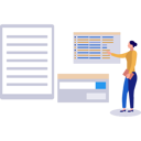 پیش‌نمایش فایل businesswoman-looks-at-the-website-report-10427256 از پک نویسندگی محتوا