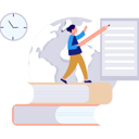 پیش‌نمایش فایل businesswoman-sets-global-reminder-10427198 از پک نویسندگی محتوا