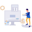 پیش‌نمایش فایل employee-is-configuring-business-web-data-10427237 از پک نویسندگی محتوا