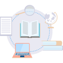 پیش‌نمایش فایل student-receives-online-education-10427209 از پک نویسندگی محتوا