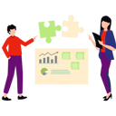 پیش‌نمایش فایل businesswoman-and-employee-are-finding-business-solution-10430864 از پک اشتغال