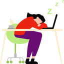 پیش‌نمایش فایل employee-is-sleeping-10430848 از پک اشتغال