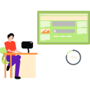 پیش‌نمایش فایل employee-is-working-at-his-desk-10430872 از پک اشتغال