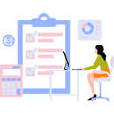 پیش‌نمایش فایل employee-is-checking-her-financial-list-10452932 از پک مدیریت مالی