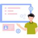 پیش‌نمایش فایل employee-is-giving-online-presentation-10452901 از پک مدیریت مالی