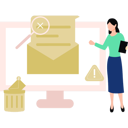پیش‌نمایش فایل girl-is-checking-the-mail-for-an-error-10455633 از پک سرویس ایمیل