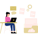پیش‌نمایش فایل girl-is-using-a-laptop-for-checking-email-10455626 از پک سرویس ایمیل