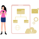 پیش‌نمایش فایل girl-is-using-mobile-phone-10455618 از پک سرویس ایمیل