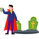 پیش‌نمایش فایل boy-is-dressed-as-a-vamp-10464560 از پک هالووین
