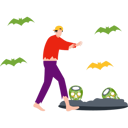 پیش‌نمایش فایل boy-is-dressed-as-a-zombie-10464556 از پک هالووین