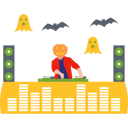 پیش‌نمایش فایل boy-is-the-dj-of-the-halloween-party-10464553 از پک هالووین
