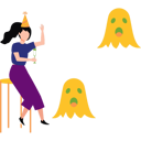 پیش‌نمایش فایل girl-is-having-fun-on-halloween-10464589 از پک هالووین