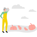 پیش‌نمایش فایل girl-carrying-pumpkin-10464326 از پک مزرعه