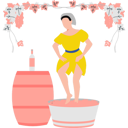 پیش‌نمایش فایل girl-crushing-grapes-to-make-wine-10464328 از پک مزرعه