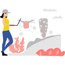 پیش‌نمایش فایل girl-doing-smart-farming-10464350 از پک مزرعه
