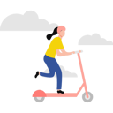 پیش‌نمایش فایل girl-riding-scooter-10464325 از پک مزرعه