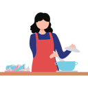 پیش‌نمایش فایل girl-cooking-food-in-kitchen-10464438 از پک آشپزی