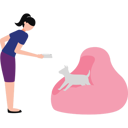 پیش‌نمایش فایل girl-feeding-cat-10464435 از پک آشپزی