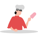 پیش‌نمایش فایل girl-holding-ice-cream-10464457 از پک آشپزی