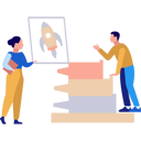 پیش‌نمایش فایل boy-talking-about-drawing-to-girl-10464503 از پک آموزش هنر