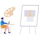 پیش‌نمایش فایل girl-painting-on-laptop-10464515 از پک آموزش هنر