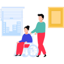 پیش‌نمایش فایل boy-carrying-old-woman-in-wheelchair-10477046 از پک خانه سالمندان